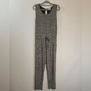 Anthropologie Masai Black And Cream Tribal Jumpsuit Size Small
